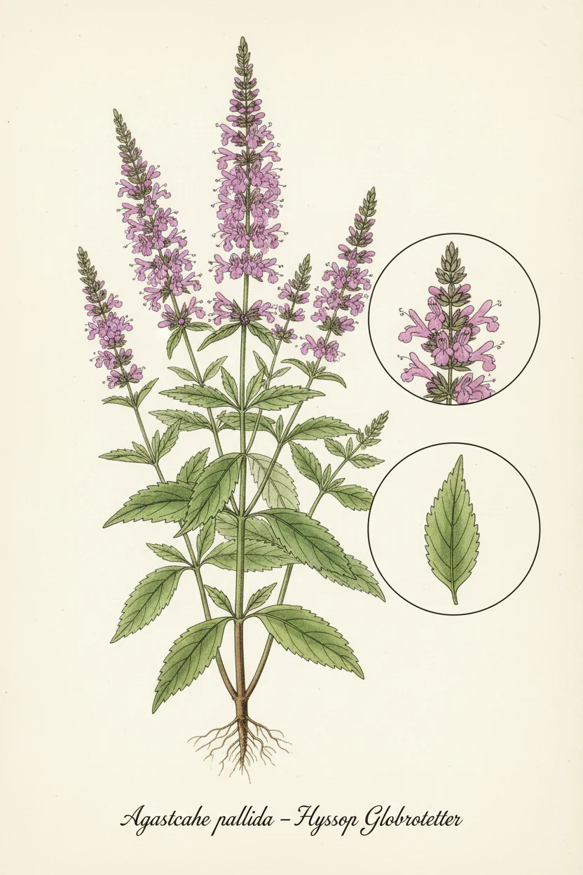 Agastache pallida <br>HYSSOP GLOBETROTTER