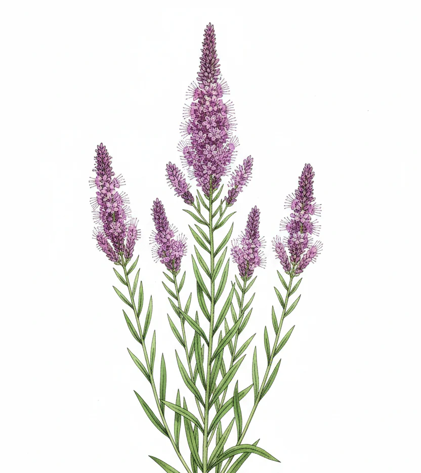 Liatris mucronata <br>BOTTLEBRUSH BLAZING STAR