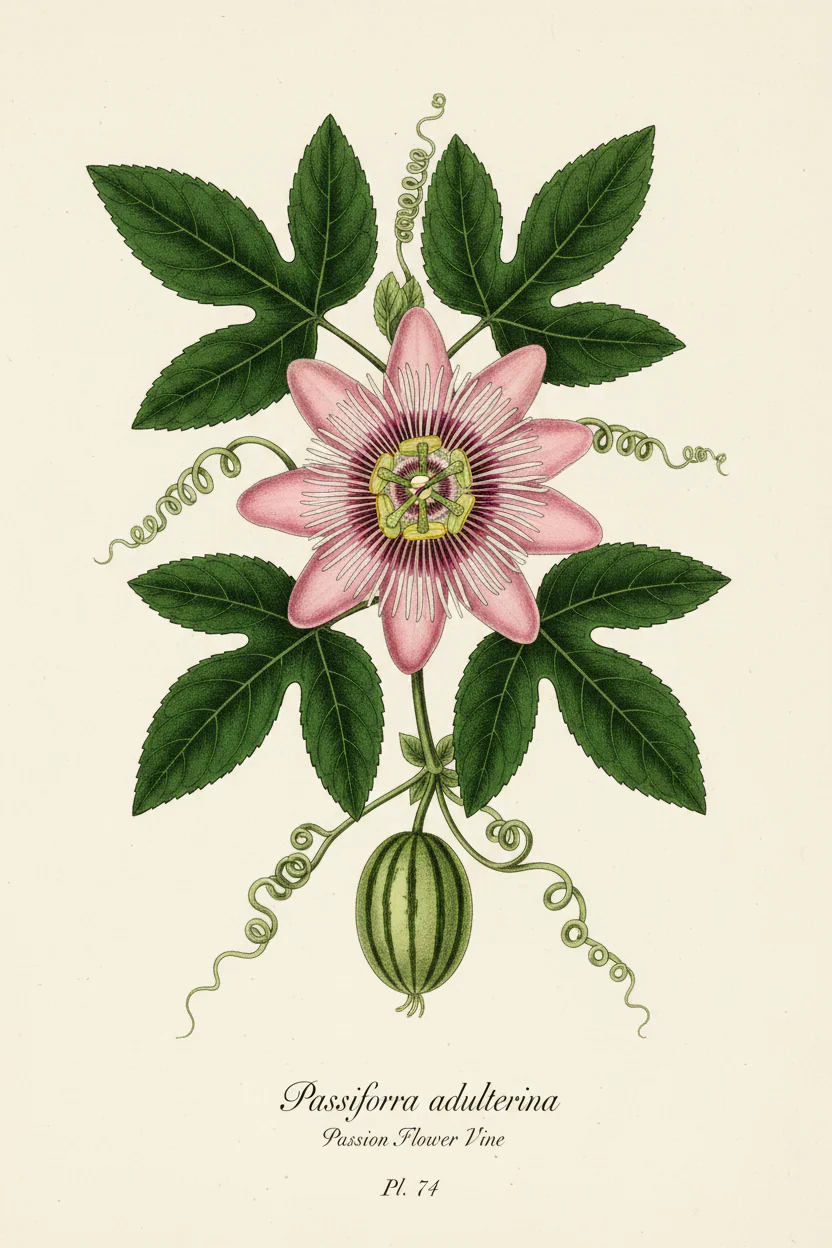 Passiflora adulterina <br>PASSION FLOWER VINE