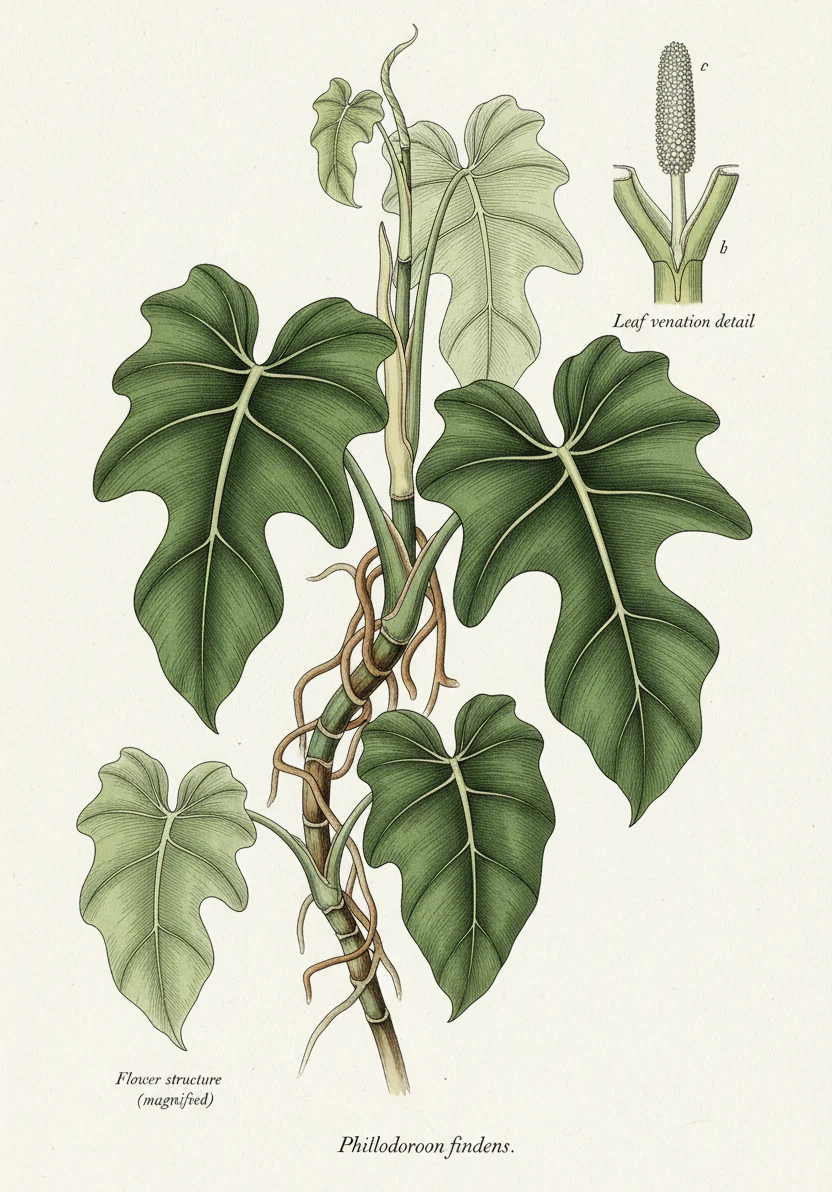 Philodendron findens <br>SPLIT LEAF PHILODENDRON