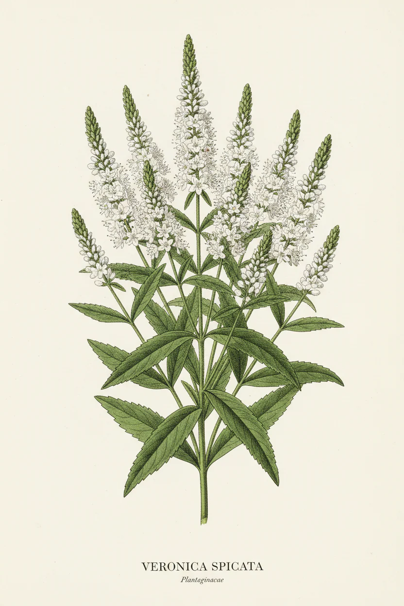 Veronica spicata alba <br>WHITE SPIKED SPEEDWELL - Image 2